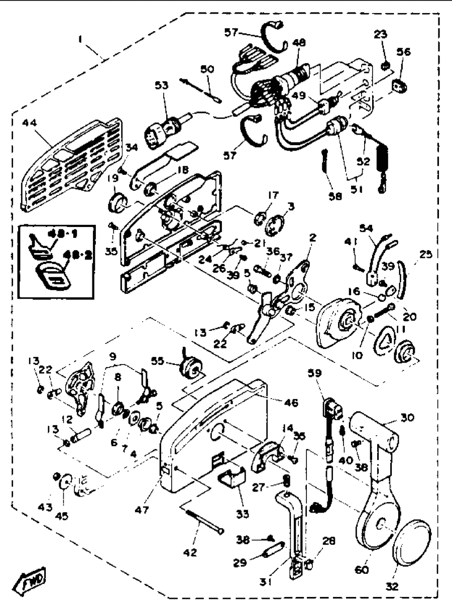1992 L130TXRQ REMOTE CONTROL COMP PARTS (703)