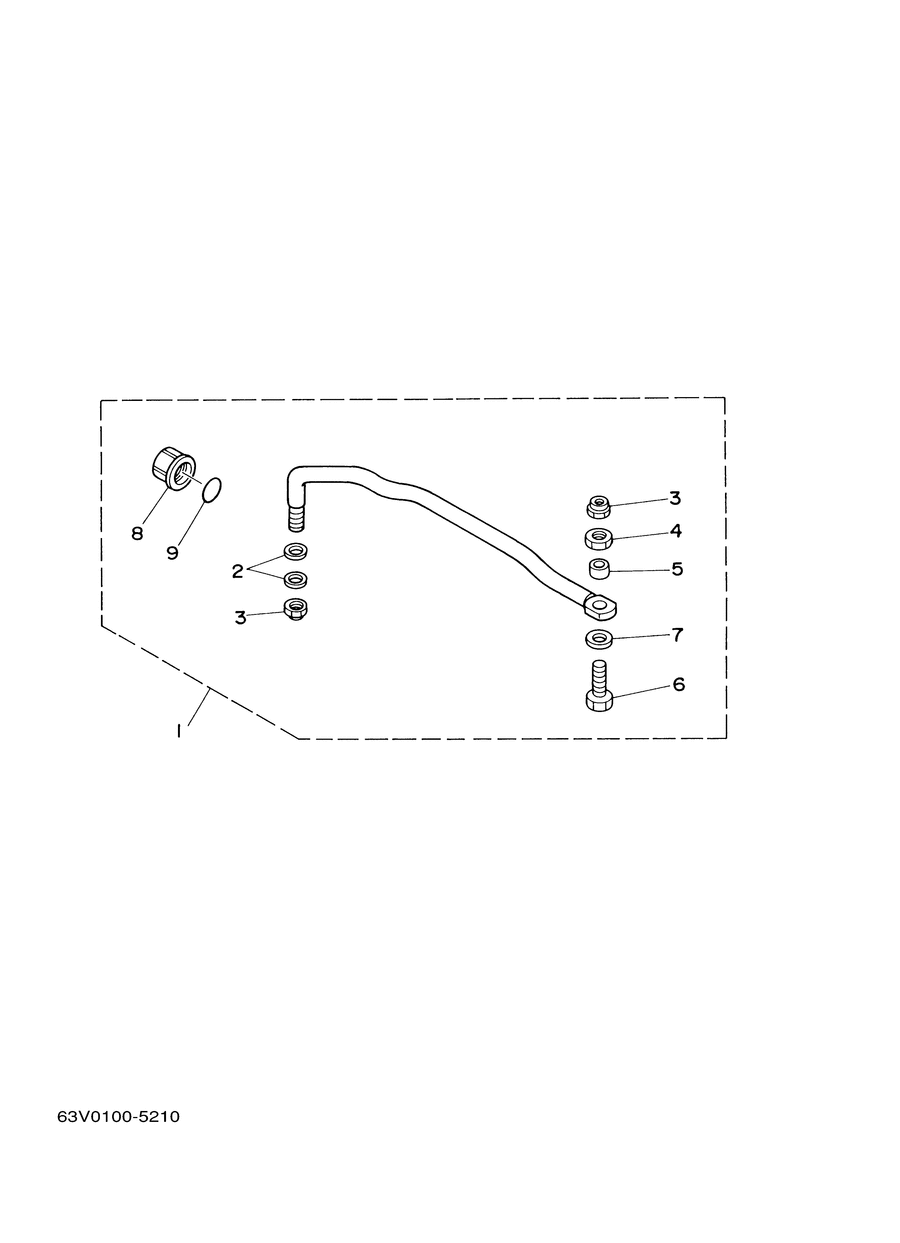 2006 F9.9MLH2 66NK-1000001 STEERING GUIDE