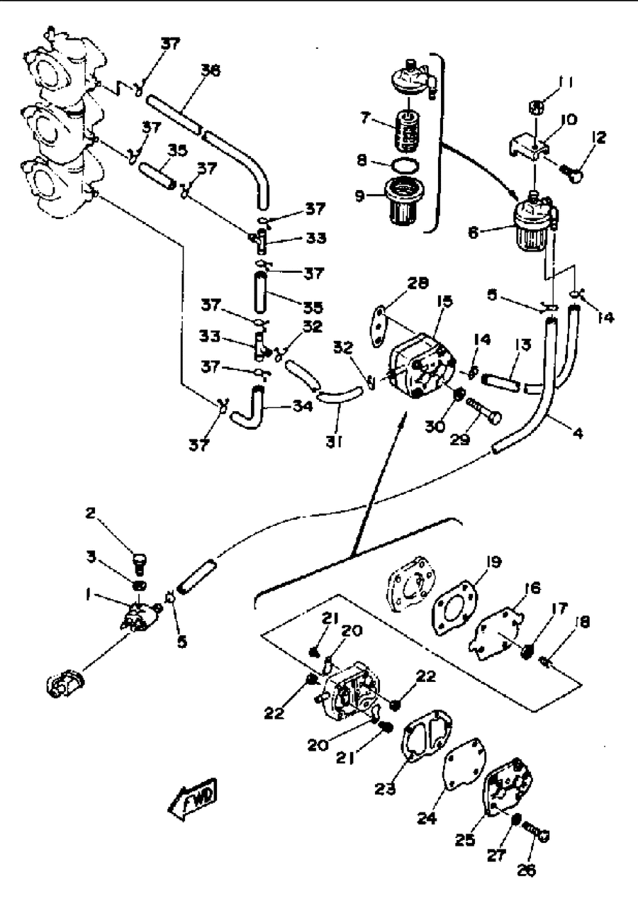 1991 70TLRP FUEL SYSTEM