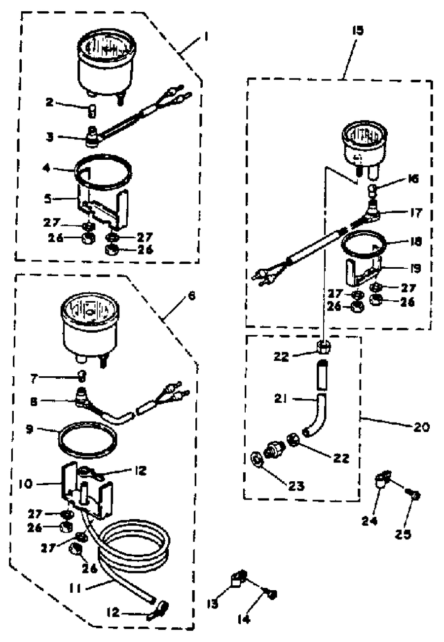 1984 200ETLN OPTIONAL PARTS GAUGES & COMPONENT PARTS 1